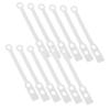Rubber Perm Rods, White Rollers for Salon and DIY Use view 1