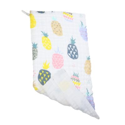 Warmhm Baby Cotton Washcloths with Cartoon Print for Newborns