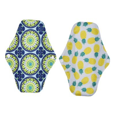 4-Pack Washable Reusable Menstrual Pads for Women