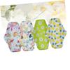 4-Pack Washable Reusable Menstrual Pads for Women view 2