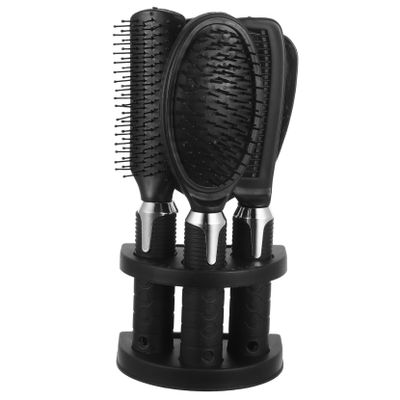 minkissy Vintage Hand Mirror with Stand, Compact and Portable for Travel, for Hairdressers and Stylists, Plastic Details for Salon and Makeup Tables