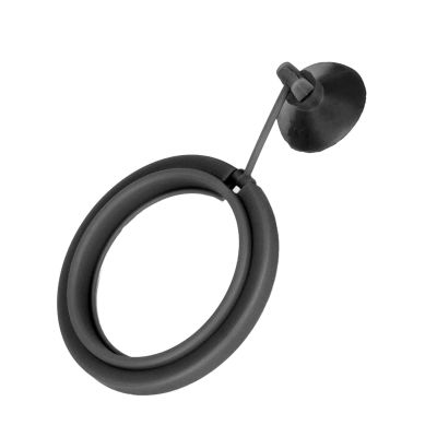 Efficient Fish Feeding Ring with Strong Suction Cup, Black