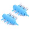 Plastic Aquarium Volume Control Valve, 2-Way Splitter for Fish Oxygen Distribution, 2 pcs (3 knobs, 2 sold) view 1