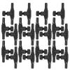 Yctze Black ABS 3-Way Aquarium Control Valves for 4mm Tubing and Air Pumps - 20 Pack view 1