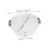 Round Transparent PP Handwashing Basin, Large, Portable, Lightweight view 2