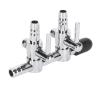 Stainless Steel Control Valve for Aquariums, 5-Outlet Accessory (2 Outlets) view 4