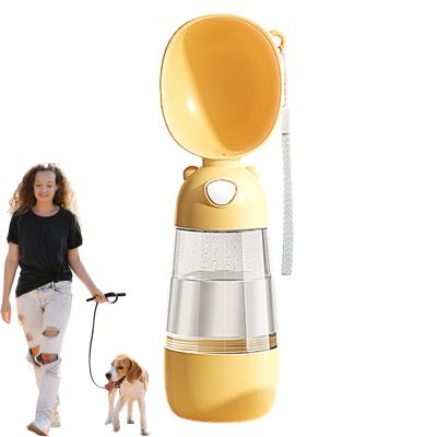 Acunny 600 ml Pet Water Bottle with Food Compartment