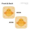 Small Cartoon Chick Storage Tray, Printed Leather, Multifunctional, Personalized view 2