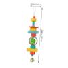 FUTUREORYY Wooden Parrot Toy, Bite-Resistant Chew Toy for Budgies and Cockatiels view 4