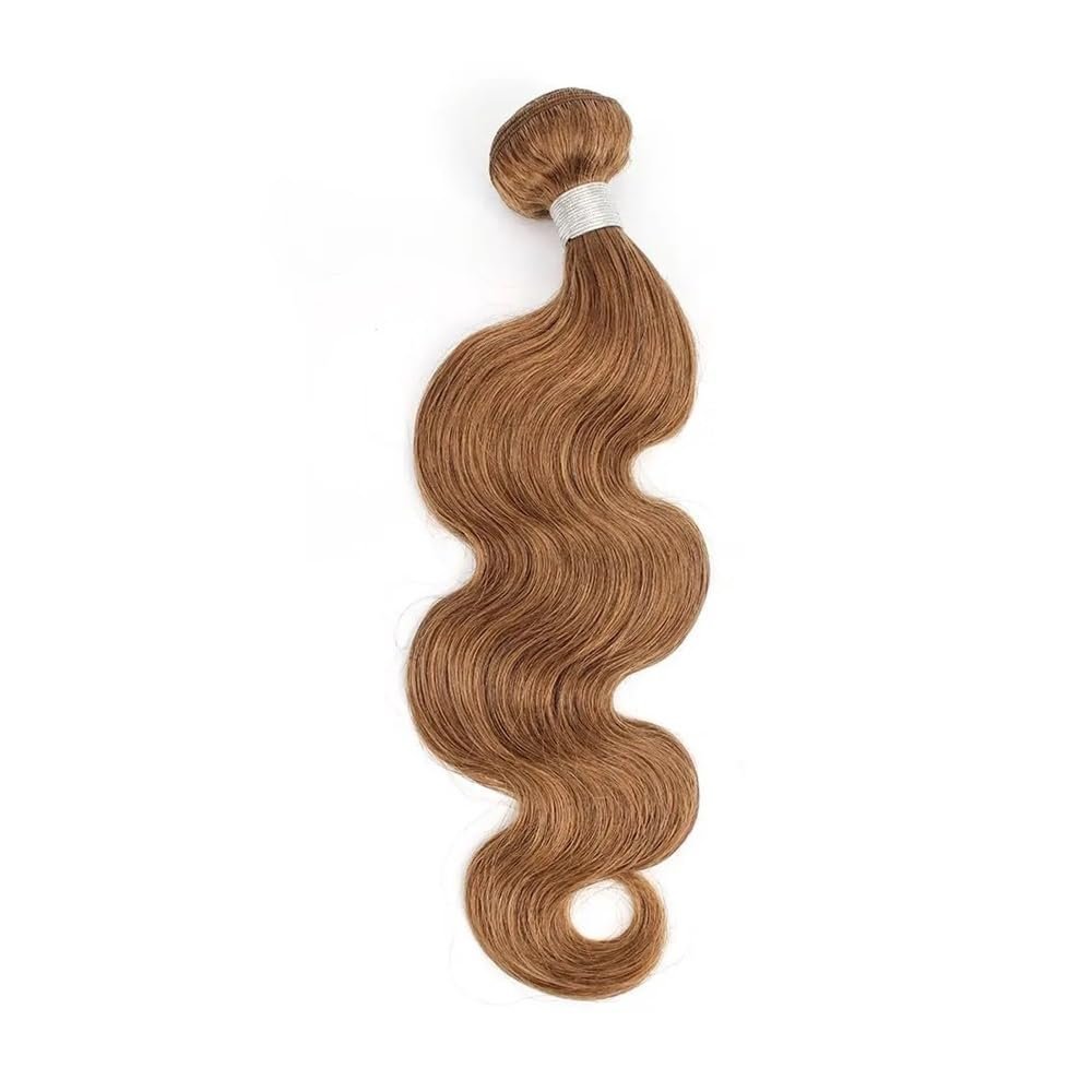 Brazilian Virgin Remy Human Hair Body Wave Bundles, Double-Drawn Weave Extensions, Ash Blonde, 26 Inch