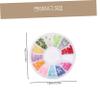 Half-Round Resin Nail Beads for Nail Art, 3 Boxes view 2