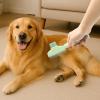 2-Pack Self-Cleaning Pet Grooming Brushes, Green view 3