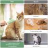2-Pack Self-Cleaning Pet Grooming Brushes, Green view 4