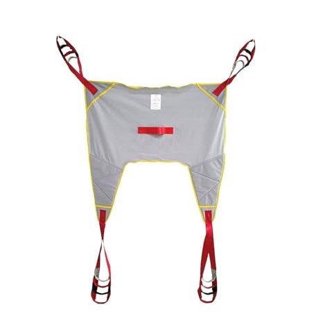 Patient Lift Toileting Sling with Split-Leg Design and Four-Point Support