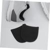 Non-Slip Rubber Heel Caps, 1 Pair, Black view 4