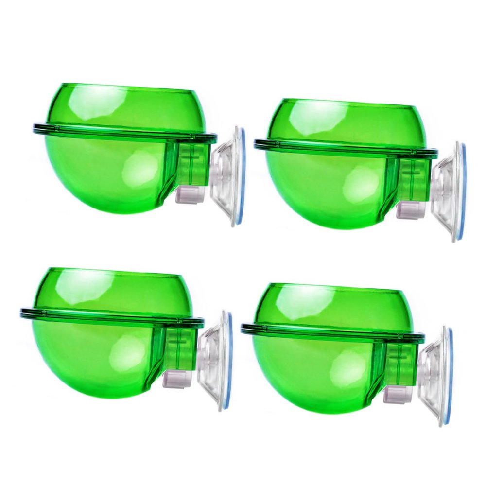 EXAOMBLE 4-Pack Lizard Bowls with Suction Cups