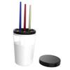 Removable Brush Cleaner Bottles for Nail Art Brushes, Plastic, 2-Piece view 3