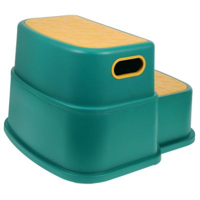 Non-Slip Children's Step Stool for Bathroom and Home, 2-Pack
