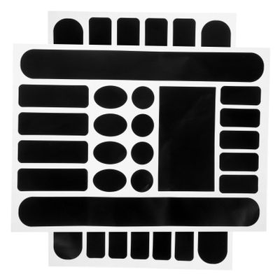 Scratch-Resistant Bicycle Frame Stickers, 2-Piece PVC Set