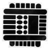 Scratch-Resistant Bicycle Frame Stickers, 2-Piece PVC Set view 1