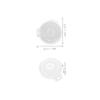 JUMPLAWN 1 Pair Rotating Automatic No-Tie Lace Locks for Sneakers view 2
