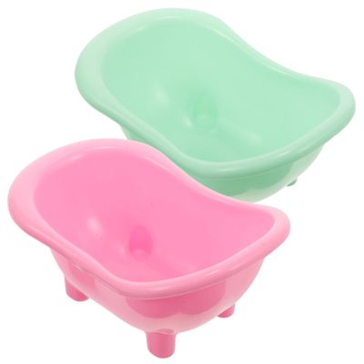 ibasenice 2-Pack Plastic Bird Bath
