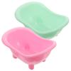 ibasenice 2-Pack Plastic Bird Bath view 1