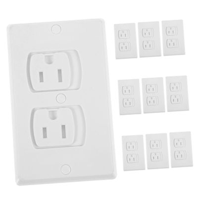 CHICAMPERA 10-Pack Self-Closing Childproof Outlet Covers