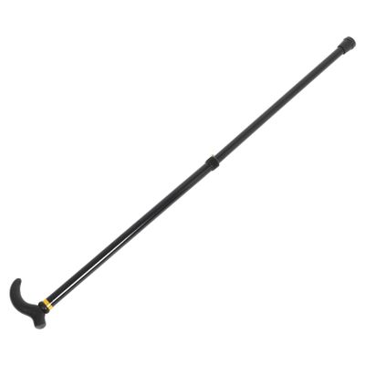 DEARMAMY Black Lightweight Height-Adjustable Folding Walking Cane for Seniors and Patients