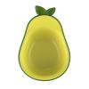 Avocado-Shaped Elevated Cat Food and Water Bowl view 1