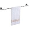 YCVAWEOD Wall-Mounted Solid Copper Towel Bar, Silver Finish, 30–100 cm, Screw-Mounted view 1