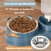 3-in-1 Cat Food and Water Bowl Set view 4
