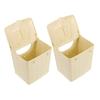 UKCOCO 2-Piece ABS Nest Box for Small Birds, Hanging Breeding Box for Bird Cages view 1