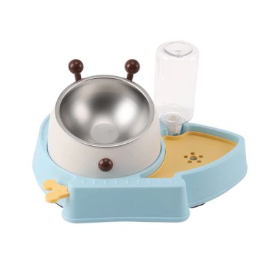 3-in-1 Angled Dog Feeder with Water Dispenser