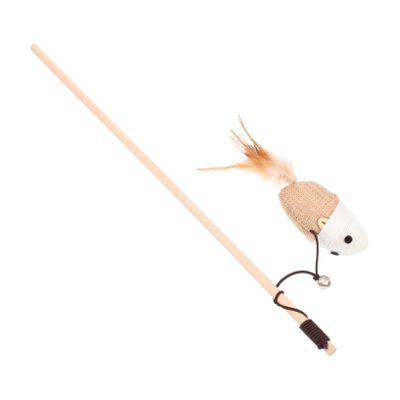 TOYANDONA Interactive Cat Toy Wand with Bell