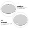 POPETPOP 10-Pack Stainless Steel Blank Dog Tag Blanks, Round, Smooth Surface view 4