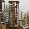 Mixtric Eyeglass Display Stand with Countertop Base, Wooden, 40 Pairs view 3