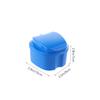 3-Pack Plastic Denture Cases, Blue, with Strainer view 2