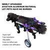 Dog Wheelchair for Hind Legs, Two-Wheel Design with Adjustable Height view 3