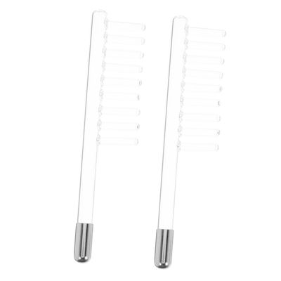 High-Frequency Wand Glass Attachments, 2-Piece Set