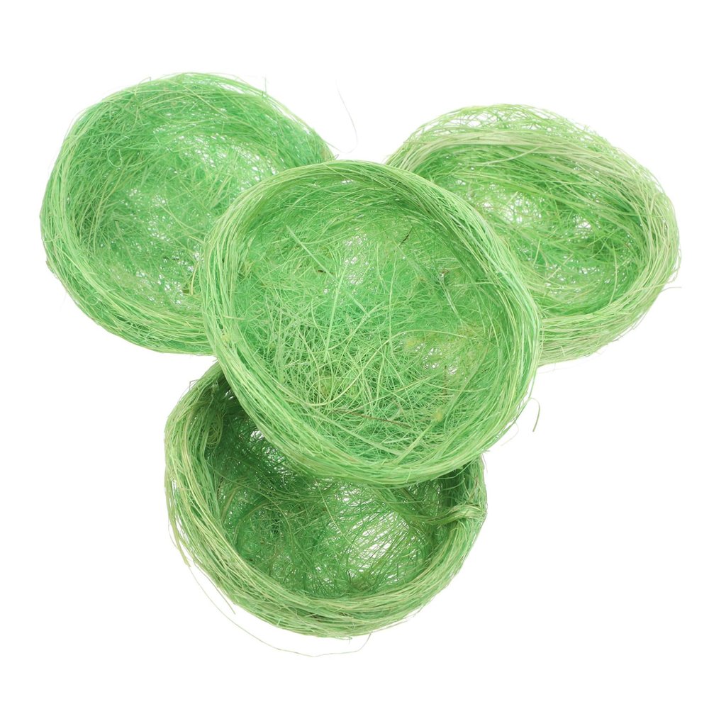 Mikikit 4 Pack Handmade Bird Nest Bowl
