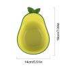 Avocado-Shaped Cat Food Bowl with Integrated Can Opener view 2