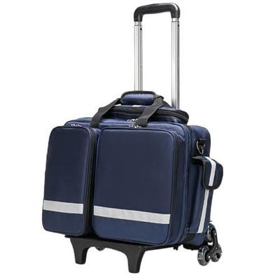 Medical Rolling Bag with Wheels, Professional First-Aid Bag