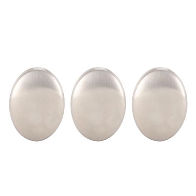 Stainless Steel Soap Bar, Hand Odor Remover, 3 Pieces