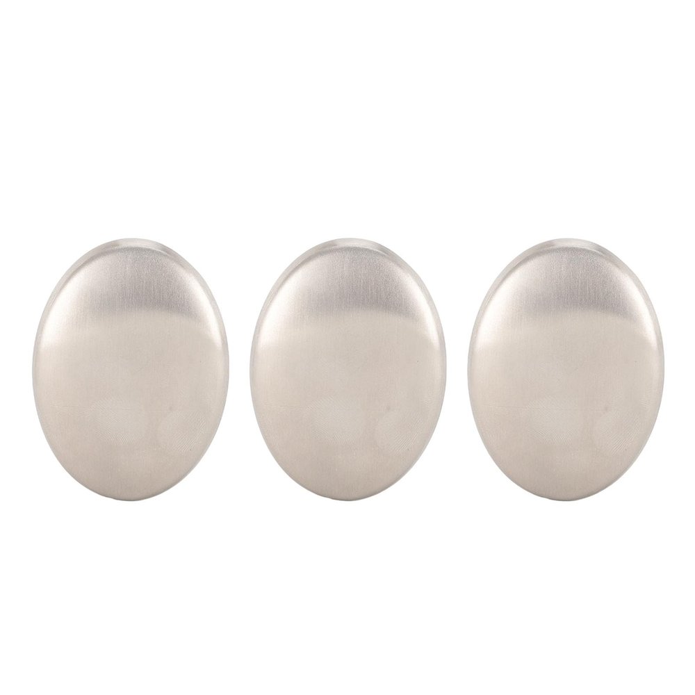 Stainless Steel Soap Bar, Hand Odor Remover, 3 Pieces