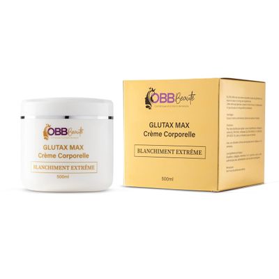 OBB Beauty GLUTAX MAX Body Cream 500 ml – Even-Tone, Brightening & Moisturizing