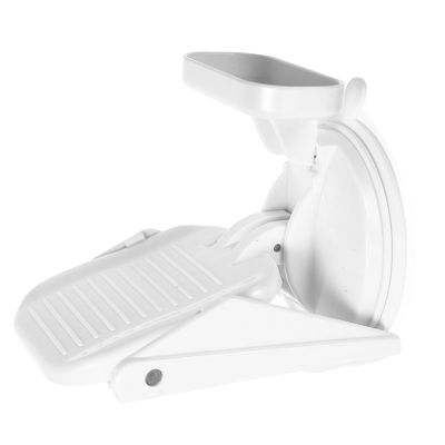Shower Footrest with Suction Cup, Non-Slip, Foldable, White