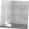 Shower Footrest with Suction Cup, Non-Slip, Foldable, White view 4