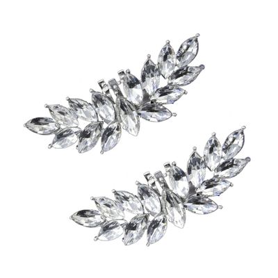 Veemoon 1 Pair Women's Shoe Buckles with Removable Shoe Clips