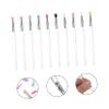 BATHVEVE 10-Piece Silicone Makeup Brush Set for Eyeshadow and Lips, Safe and Powder-Free view 4